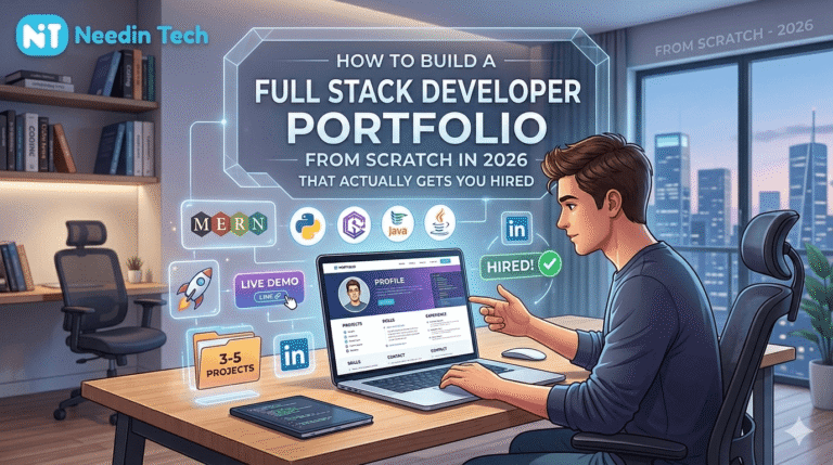 build a full stack developer portfolio from scratch