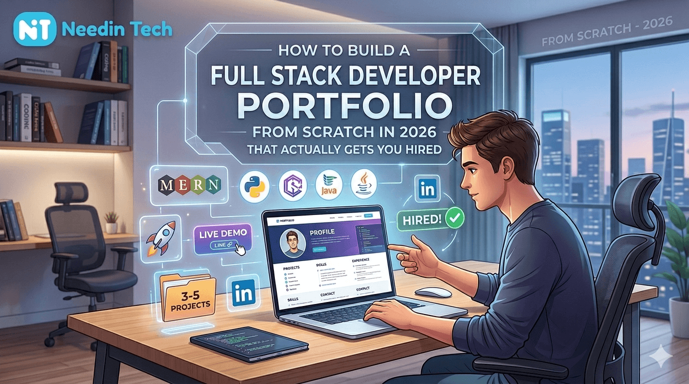 build a full stack developer portfolio from scratch