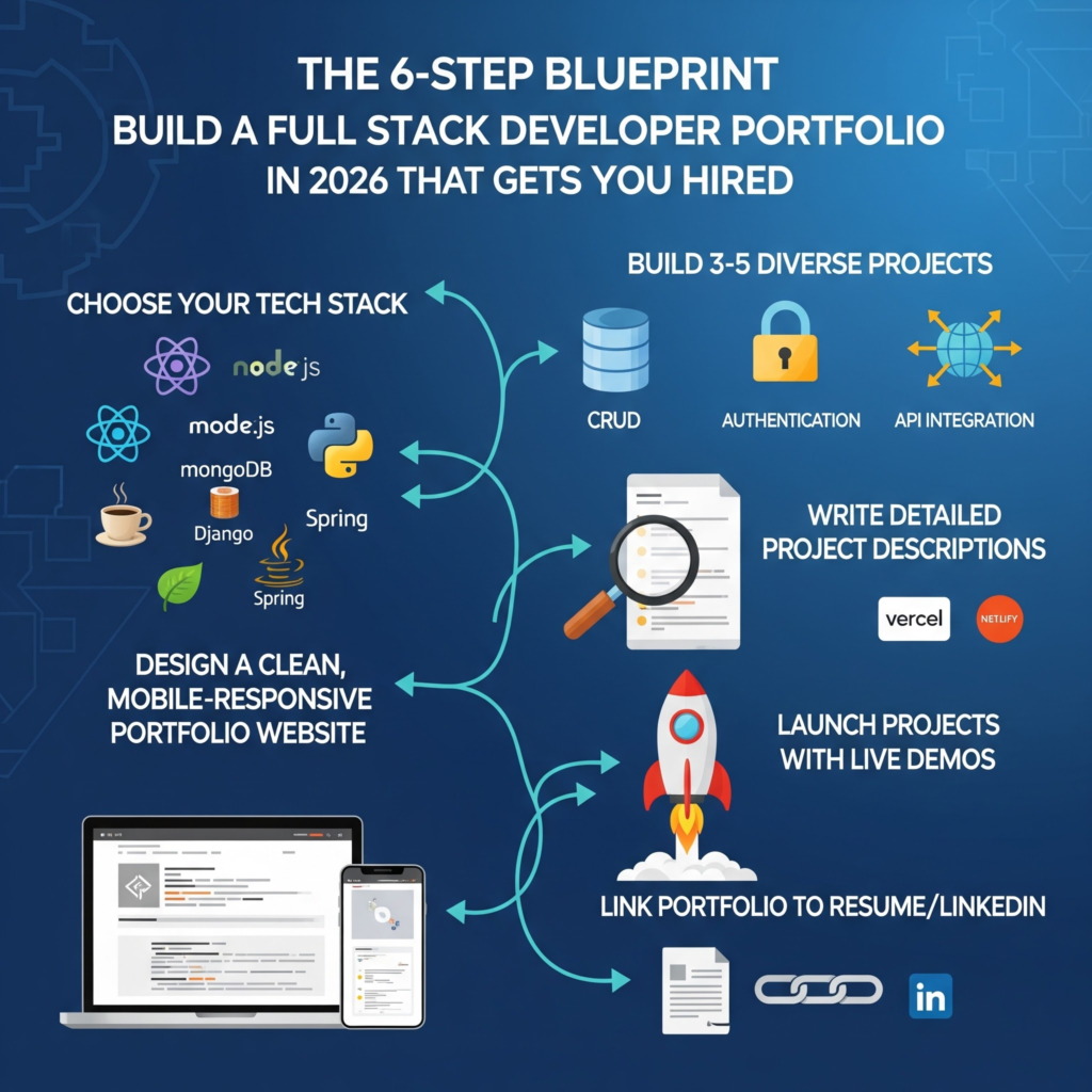 how to build a full stack developer portfolio blueprint